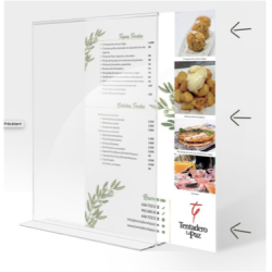 Table display-brochure holder