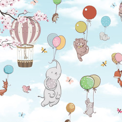 Papier Peint- Animaux pour enfant