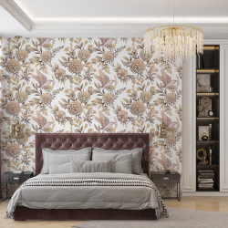 Wallpaper - luxury floral...