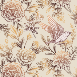 Wallpaper - floral pattern