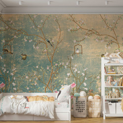 Wallpaper -Vintage Floral