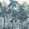 Wallpaper- Winter pine forest