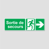 Panneau sortie de secours