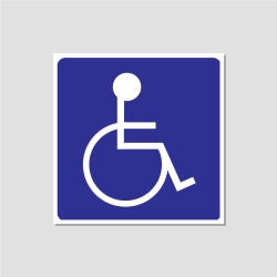 Panel - Person with reduced mobility